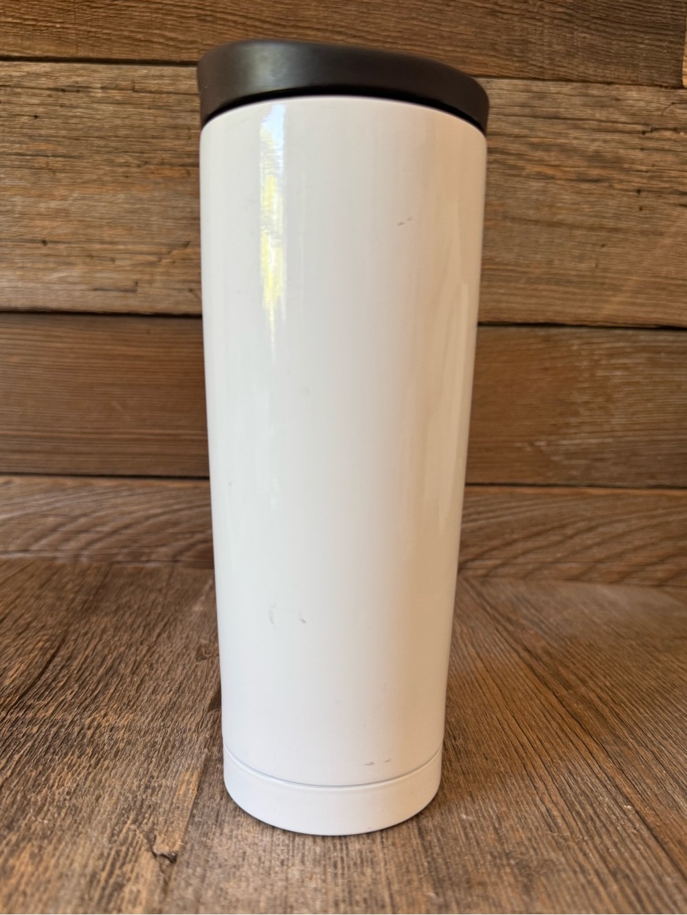 Ralph Lauren White Travel Tumbler with Green Bear Logo - Picture 2 of 6